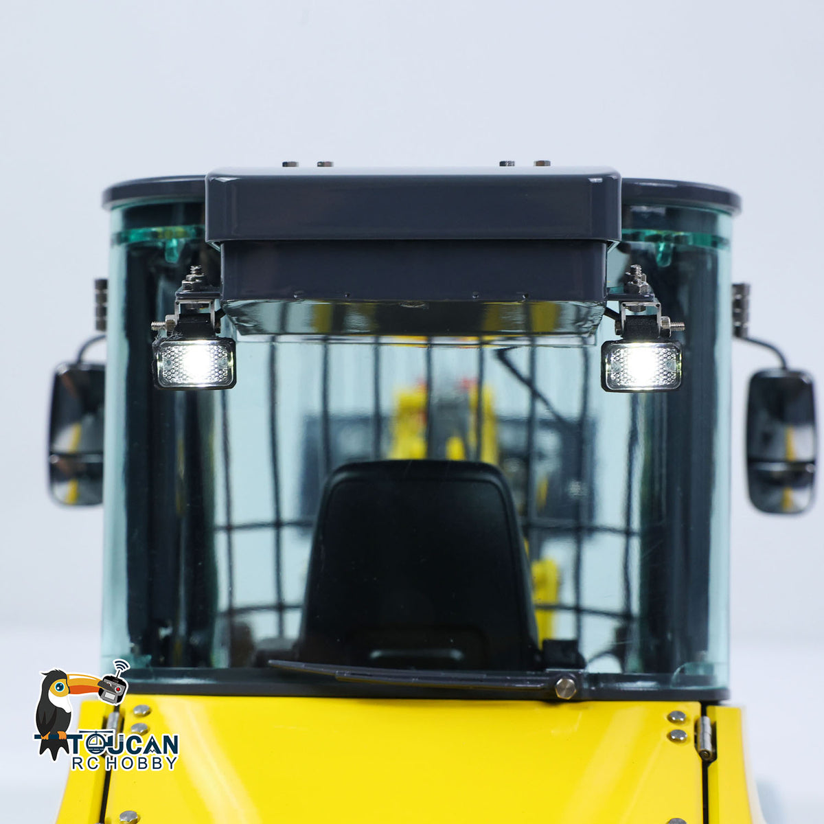 TOUCAN RC HOBBY LESU RTR 4X4 1:14 RC Hydraulic Telescopic Arm Loader AOUE AT1050 Metal Fork Lift Trucks Light Sound Flysky I6S Radio Battery