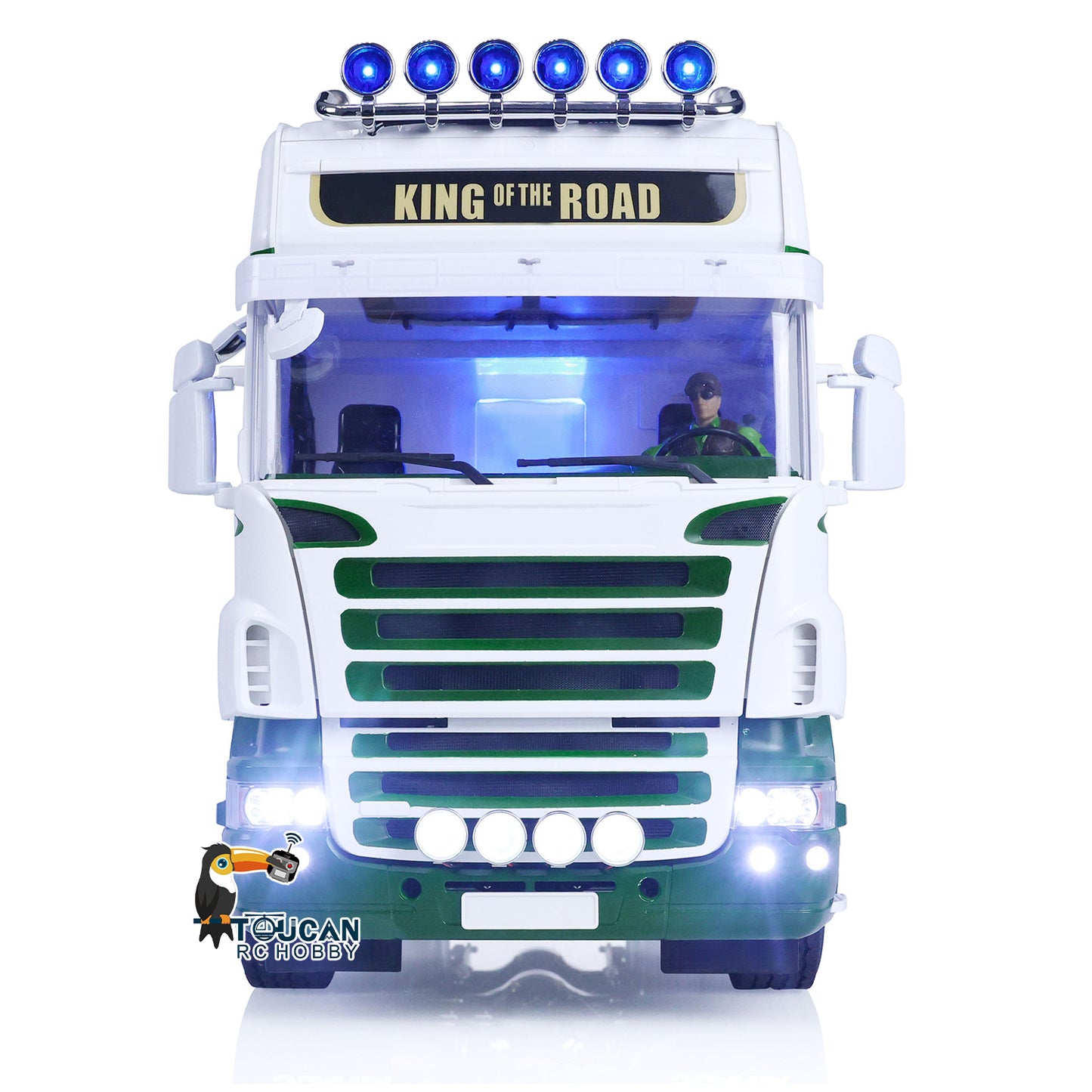 TOUCAN 1:14 DIY RC Tractor Truck for Tamiya 6x6 Remote Control Cars Model