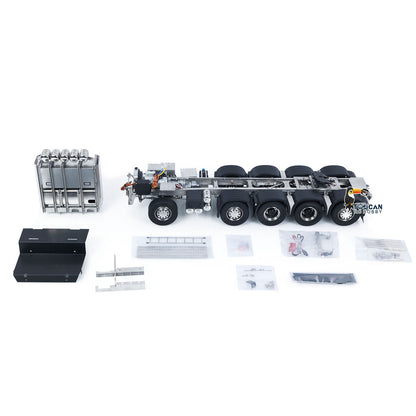TOUCAN RC HOBBY ScaleClub 10x10 Metal Chassis for 1/14 DIY RC Tractor Truck R620 770S Remote Control Lorry Car Differential Lock Rear Axle Steering