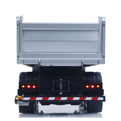 In Stock HUINA 1/14 Remote Control Dump Truck 12CH RC Tipper Finished Model Toy Gift RTR Light Sound Effects Radio USB Charging Cable