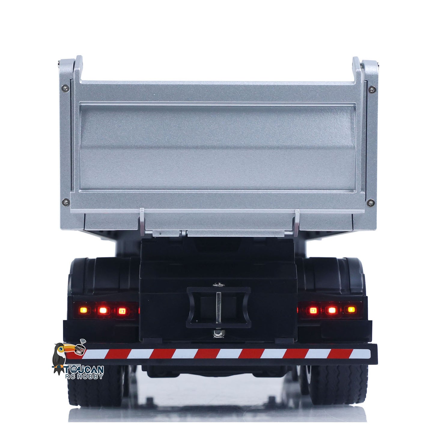 US Stock HUINA 1/14 Remote Control Dump Truck 12CH RC Tipper Finished Model Toy Gift RTR Light Sound Effects Radio USB Charging Cable