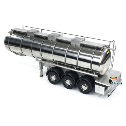 TOUCAN RC HOBBY ScaleClub 1/14 Metal 6*6 Semi-trailer Fuel Tank for RC Tractor Truck Transport Trailer Assembled and Un-painted DIY Models