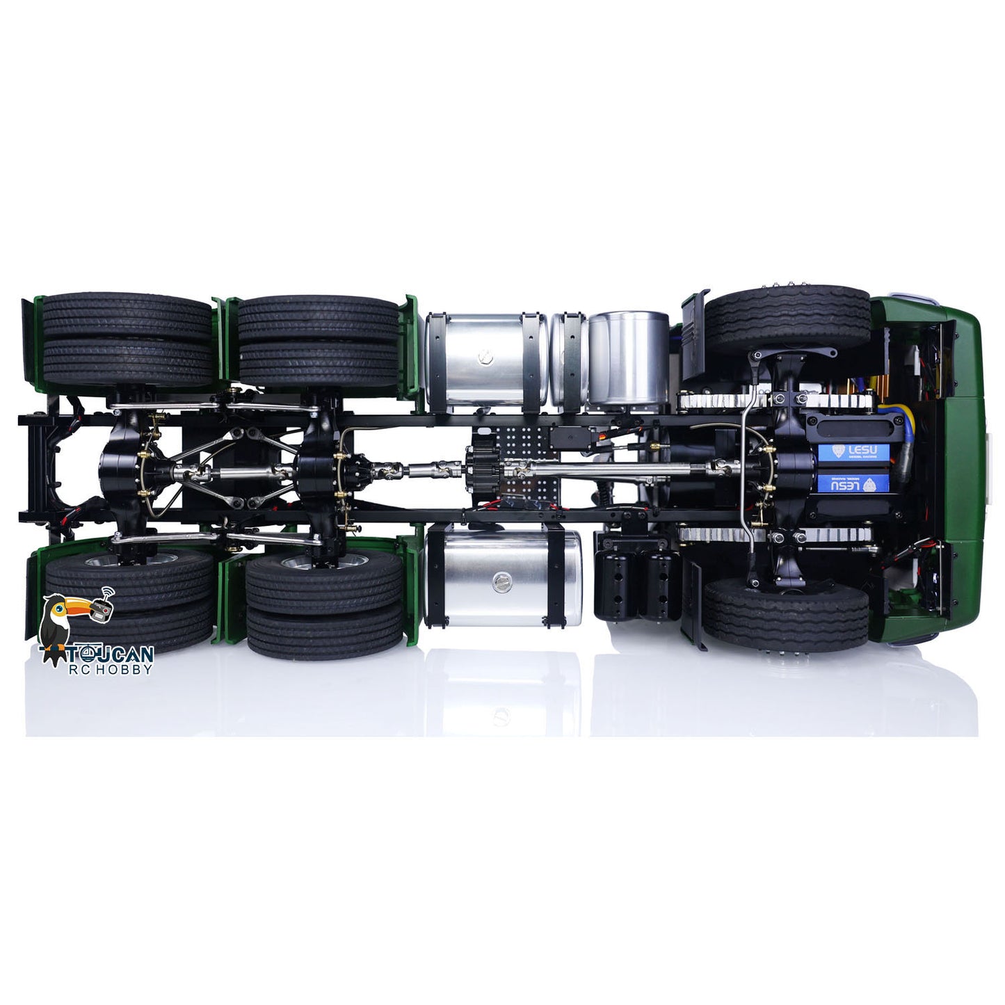 TOUCAN 1:14 DIY RC Tractor Truck for Tamiya 6x6 Remote Control Cars Model