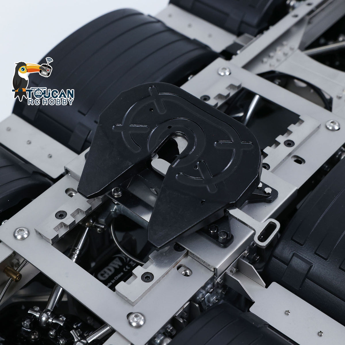TOUCAN RC HOBBY ScaleClub 10x10 Metal Chassis for 1/14 DIY RC Tractor Truck R620 770S Remote Control Lorry Car Differential Lock Rear Axle Steering