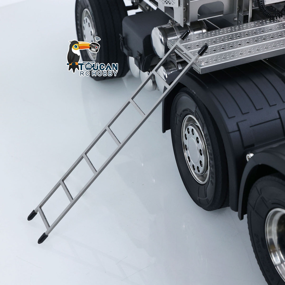 TOUCAN RC HOBBY ScaleClub 10x10 Metal Chassis for 1/14 DIY RC Tractor Truck R620 770S Remote Control Lorry Car Differential Lock Rear Axle Steering