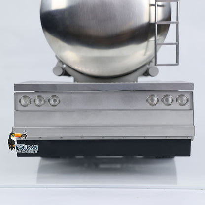 TOUCAN RC HOBBY ScaleClub 1/14 Metal 6*6 Semi-trailer Fuel Tank for RC Tractor Truck Transport Trailer Assembled and Un-painted DIY Models