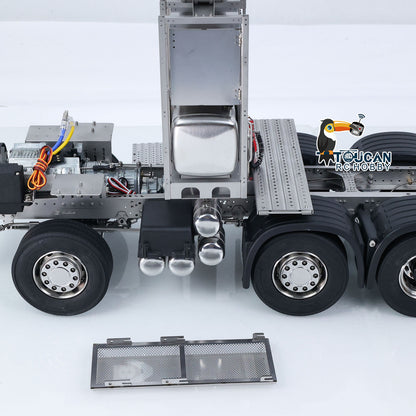 TOUCAN RC HOBBY ScaleClub 10x10 Metal Chassis for 1/14 DIY RC Tractor Truck R620 770S Remote Control Lorry Car Differential Lock Rear Axle Steering
