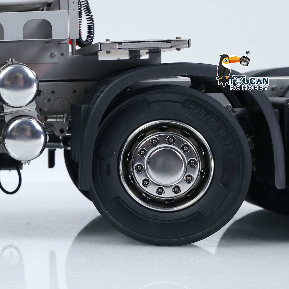 TOUCAN RC HOBBY ScaleClub 10x10 Metal Chassis for 1/14 DIY RC Tractor Truck R620 770S Remote Control Lorry Car Differential Lock Rear Axle Steering