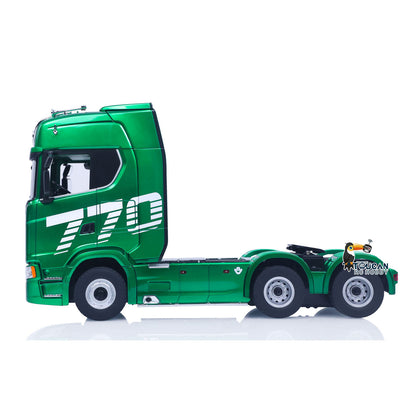 In Stock RTR HUINA 1/18 Remote Control Tractor Truck SC 770S 1501 6X4 Plastic RC Lorry Car Lights Sound System Assembled Finished Model