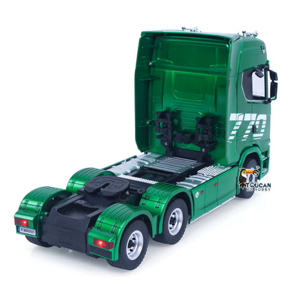 TOUCAN RC HOBBY US Stock HUINA 770S 1501 6X4 1/18 Remote Control Tractor Truck Plastic RC Lorry Car Lights Sound System Assembled RTR Model