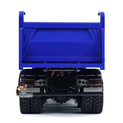 LESU 1/14 8x8 Metal Hydraulic RC Dump Truck 20130011 RTR Tipper Model FlySky I6S Radio Controller 2 Speed Transmission Brushless Motor Sound System