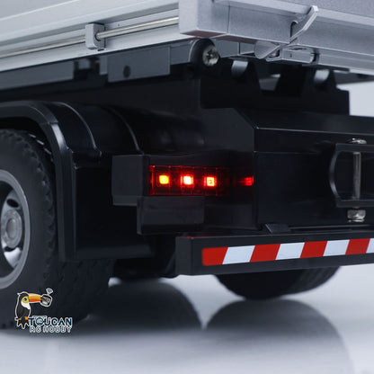 US Stock HUINA 1/14 Remote Control Dump Truck 12CH RC Tipper Finished Model Toy Gift RTR Light Sound Effects Radio USB Charging Cable