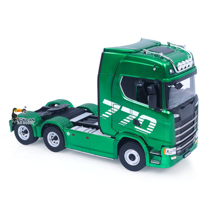 In Stock RTR HUINA 1/18 Remote Control Tractor Truck SC 770S 1501 6X4 Plastic RC Lorry Car Lights Sound System Assembled Finished Model