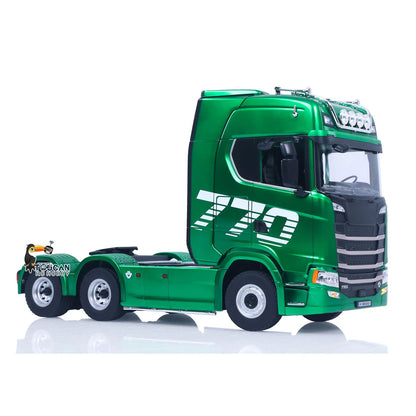Fast Free Shipping for EU HUINA 1/18 Remote Control Tractor Truck SC 770S 1501 6X4 Plastic RC Lorry Car Lights Sound System Assembled Finished Model