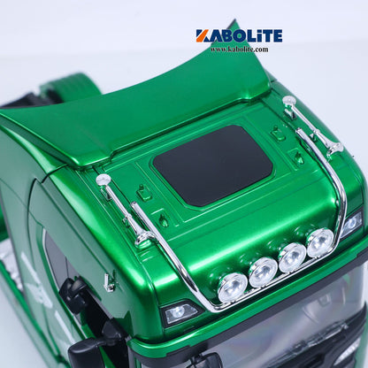 IN Stock HUINA 770S 1/18 Plastic 6x4 RC Tractor Truck 1501 PRO with 19CH 2.4G Radio Controller Light Sound for Hobbyists Outdoor Play