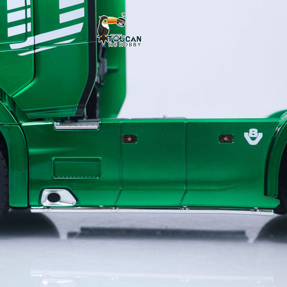 TOUCAN RC HOBBY US Stock HUINA 770S 1501 6X4 1/18 Remote Control Tractor Truck Plastic RC Lorry Car Lights Sound System Assembled RTR Model