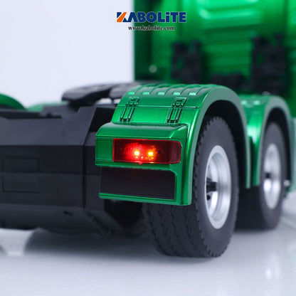 IN Stock HUINA 770S 1/18 Plastic 6x4 RC Tractor Truck 1501 PRO with 19CH 2.4G Radio Controller Light Sound for Hobbyists Outdoor Play