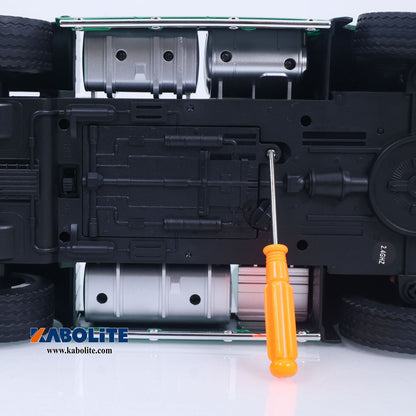 IN Stock HUINA 770S 1/18 Plastic 6x4 RC Tractor Truck 1501 PRO with 19CH 2.4G Radio Controller Light Sound for Hobbyists Outdoor Play