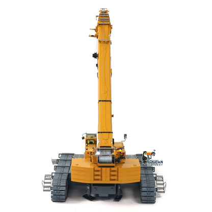 Eyewhale 1/14 Metal Remote Control Hydraulic Telescopic Crawler Crane Truck RC Hoist Model Brushless ESC Frsky Radio 5D Joystick