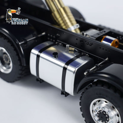 LESU 1/14 8x8 Metal Hydraulic RC Dump Truck 20130011 RTR Tipper Model FlySky I6S Radio Controller 2 Speed Transmission Brushless Motor Sound System