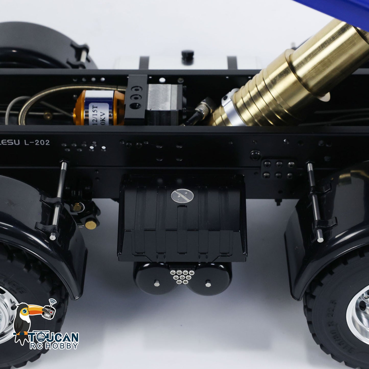 LESU 1/14 8x8 Metal Hydraulic RC Dump Truck 20130011 RTR Tipper Model FlySky I6S Radio Controller 2 Speed Transmission Brushless Motor Sound System