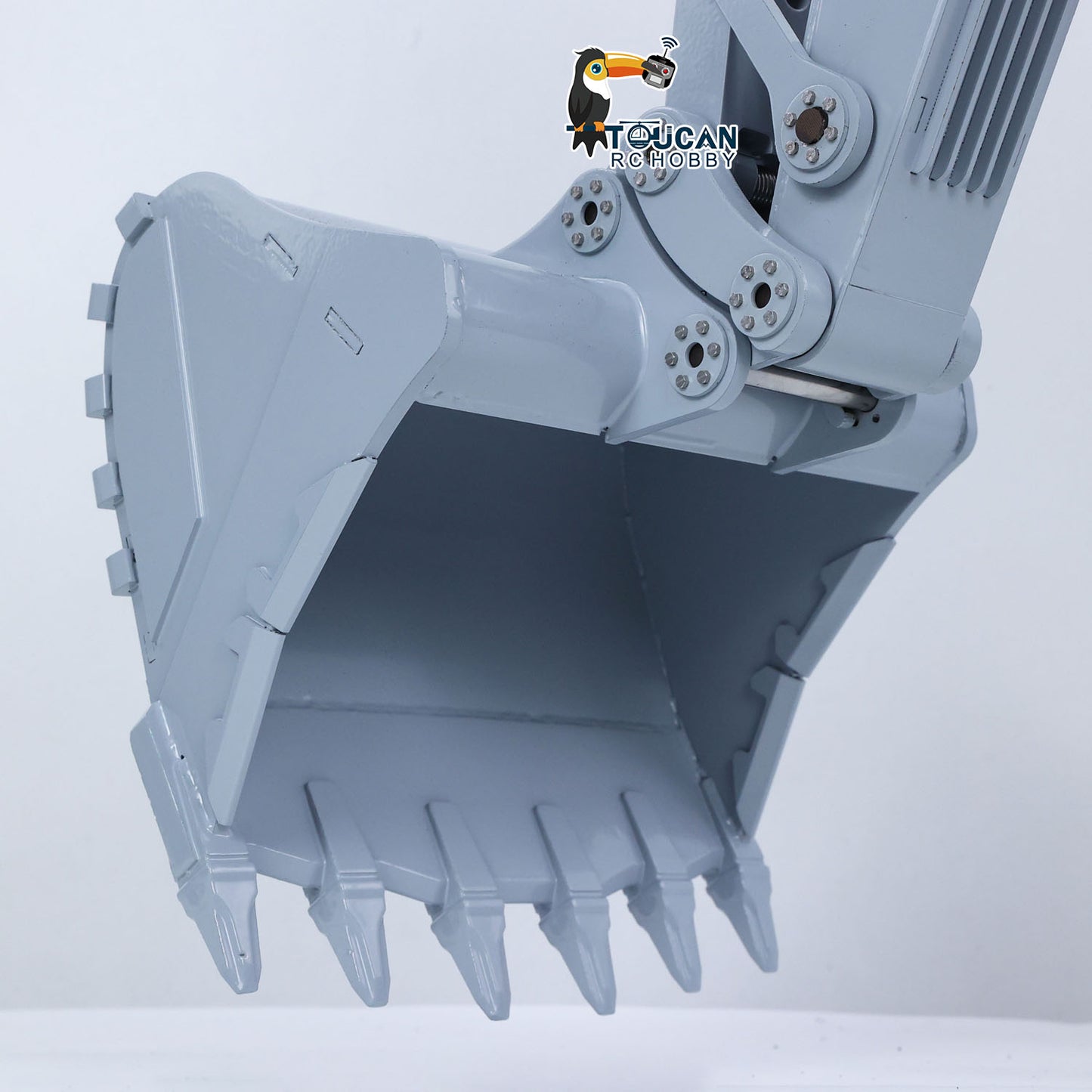 Toucan 395F 1/12 Metal RC Hydraulic Excavator RTR Dual Pump System 6CH Valve 2830 Brushless Drive Motors Smoke Sound Light for Hobby Collectors