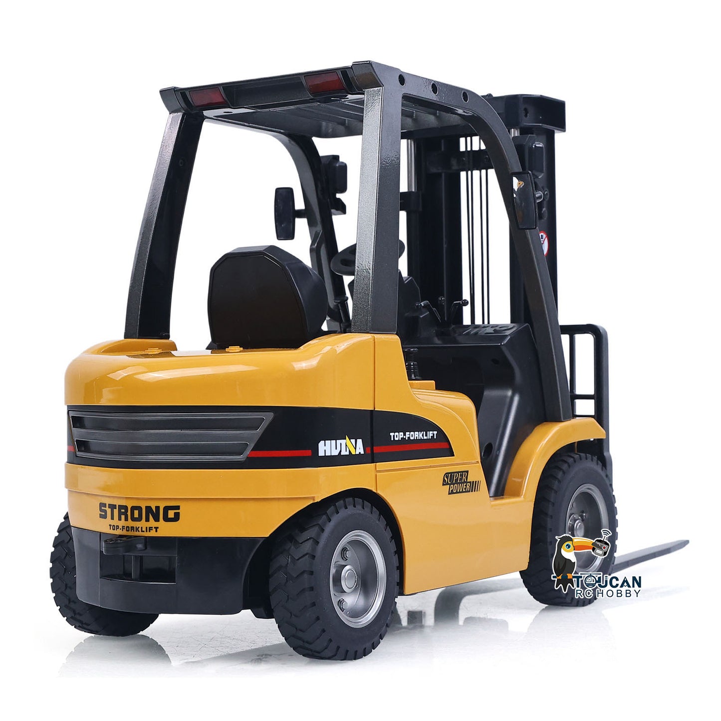 US Stock HIUNA 577 1/14 Electric Lifting Remote Control Forklift Model RC Construction Vehicle Battery Light Sound Effect Battery