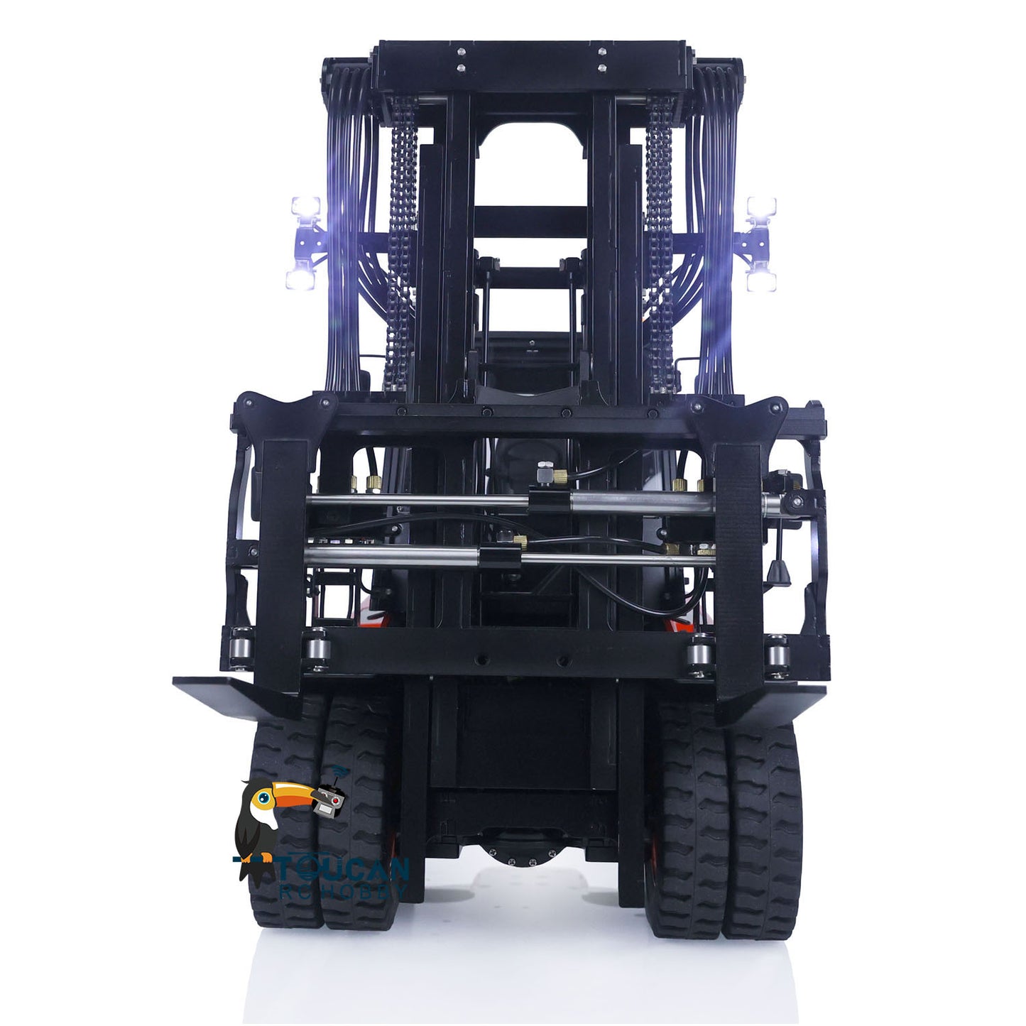 LESU 1/14 RTR Hydraulic RC forklift Aoue-LD160S for Truck Painted Assembled Model W/ Openable Door Sound Light System