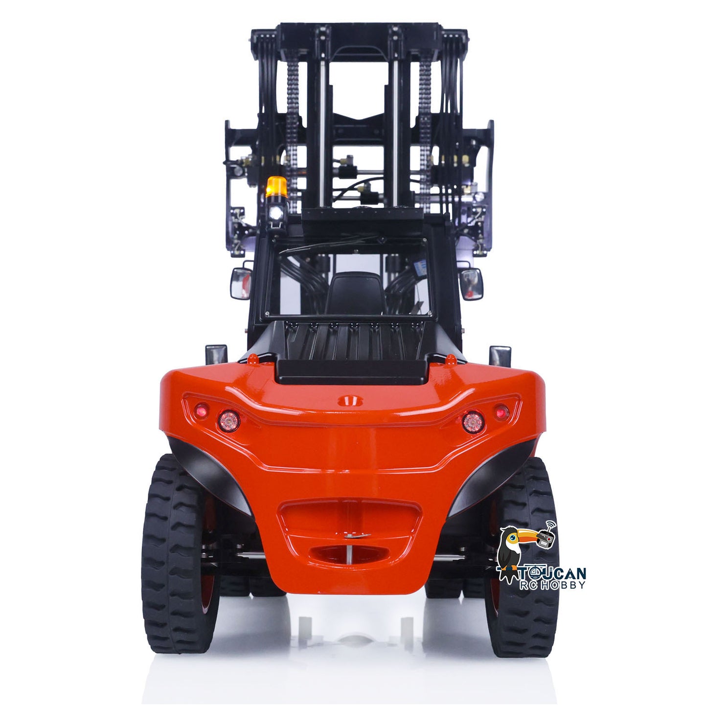 LESU 1/14 RC Hydraulic Painted Assembled RC forklift Metal Aoue-LD160S Remote Control Wheeled Car Sound Light System Model