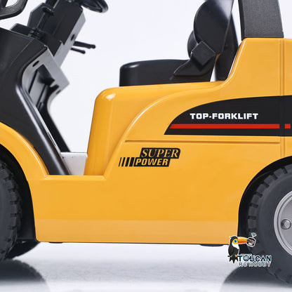 US Stock HIUNA 577 1/14 Electric Lifting Remote Control Forklift Model RC Construction Vehicle Battery Light Sound Effect Battery