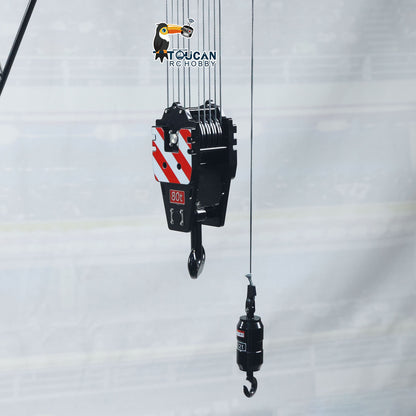 Metal 1/14 RC Hydraulic Crawler Crane C1200 Remote Control Construction Vehicle Flysky PL18 LITE Radio Brushless Motor Battery