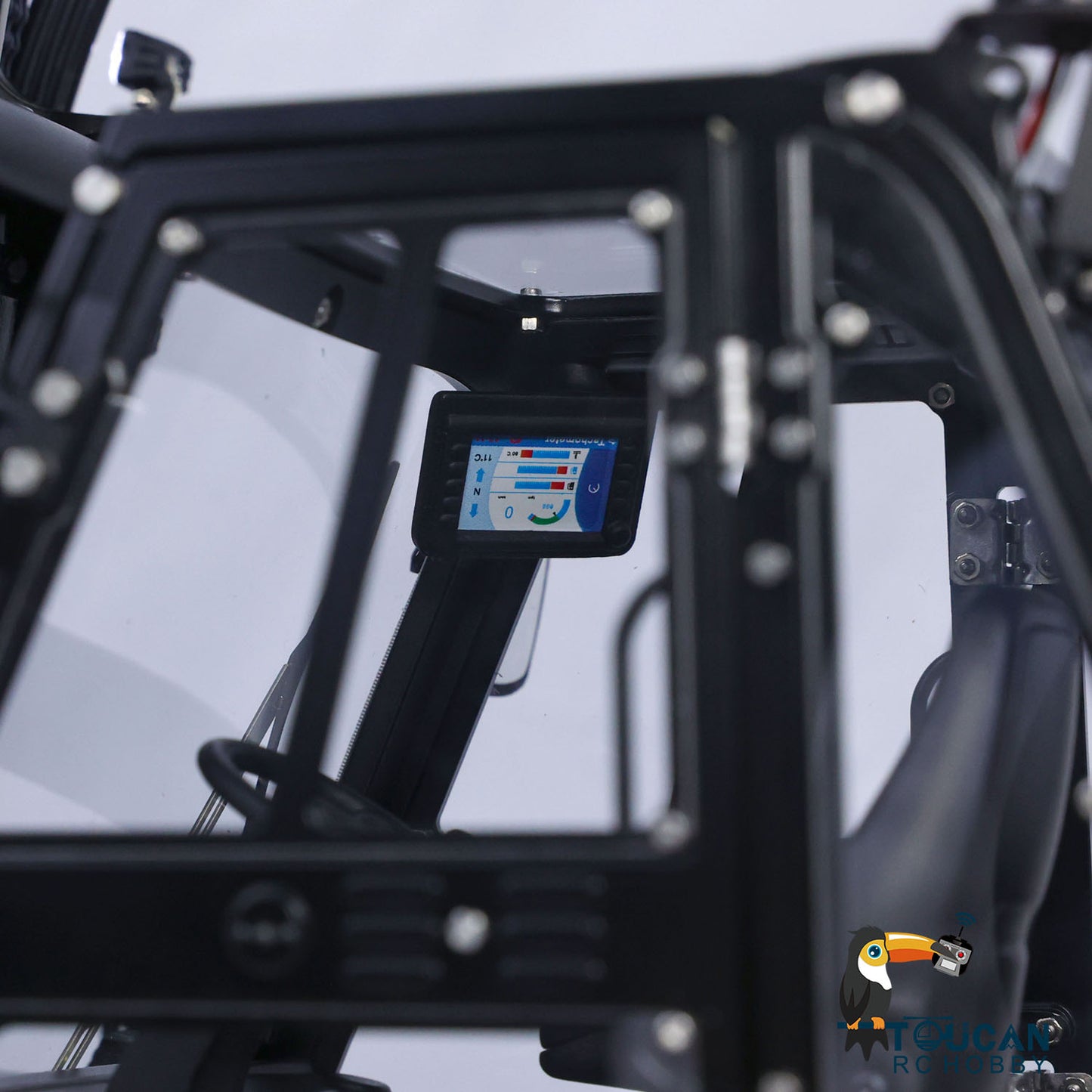 LESU 1/14 RTR Hydraulic RC forklift Aoue-LD160S for Truck Painted Assembled Model W/ Openable Door Sound Light System