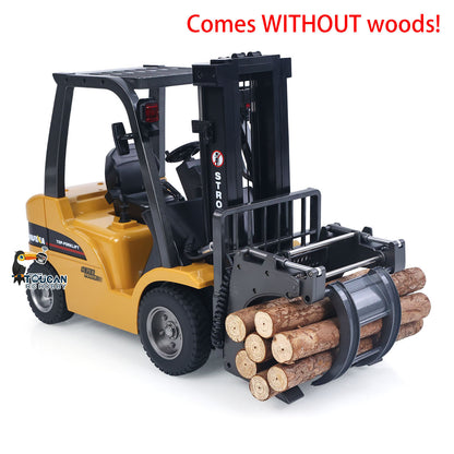 US Stock HIUNA 577 1/14 Electric Lifting Remote Control Forklift Model RC Construction Vehicle Battery Light Sound Effect Battery
