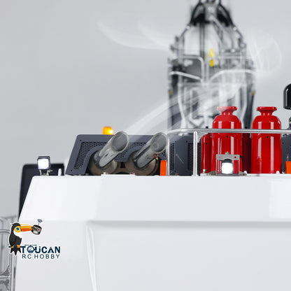 USA Pre-Order by the sea 1/14 LESU RC Hydraulic Excavator AOUE 9150 Metal RTR FlySky PL18EV Remote Control Heavy Backhoe Shovel Sound Light Smoke Unit