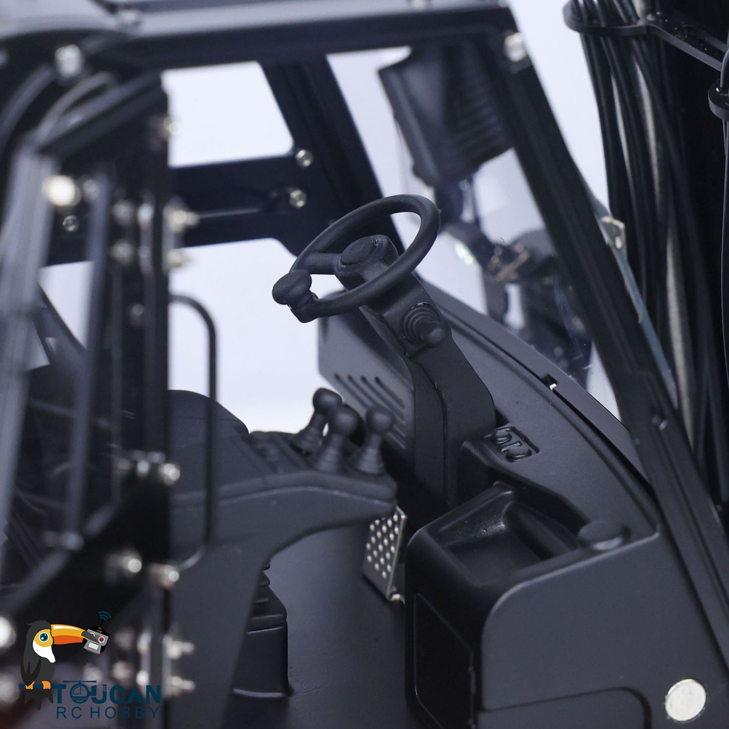 LESU 1/14 RTR Hydraulic RC forklift Aoue-LD160S for Truck Painted Assembled Model W/ Openable Door Sound Light System