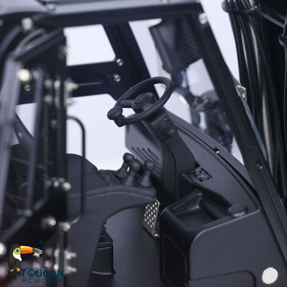 LESU 1/14 RTR Hydraulic RC forklift Aoue-LD160S for Truck Painted Assembled Model W/ Openable Door Sound Light System
