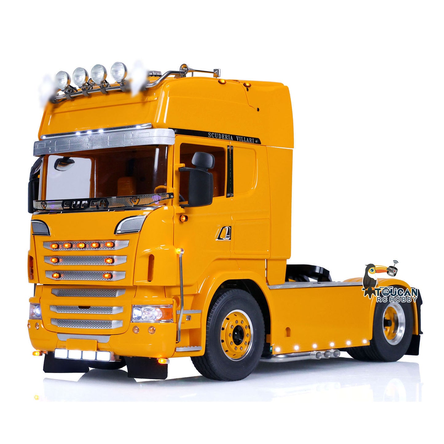 TOUCAN Metal Chassis 4X4 1/14 RC Tractor Truck DIY Customized for Model Car