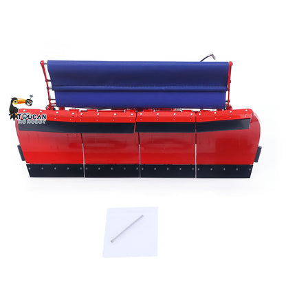 Metal Snow Blade for 1/14 8x8 RC Hydraulic Full Dump Truck DIY Tipper 6x6 Radio Controlled Farm Car Lorry Vehicle Upgraded Part