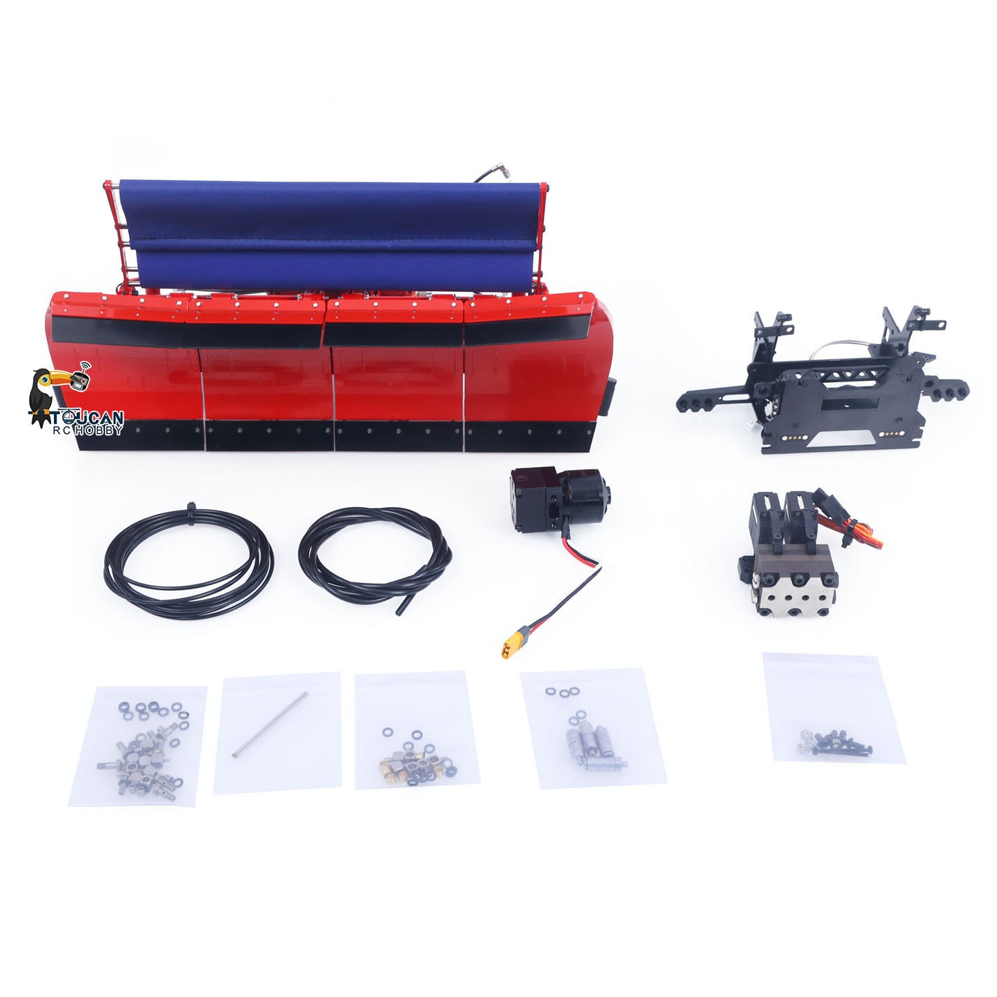 Toucanhobby Metal Snow Plow for 1/14 DIY RC Hydraulic Tractor Truck 770S R620 Model Remote Control Full Dumper Lorry Vehicle 3363 1851
