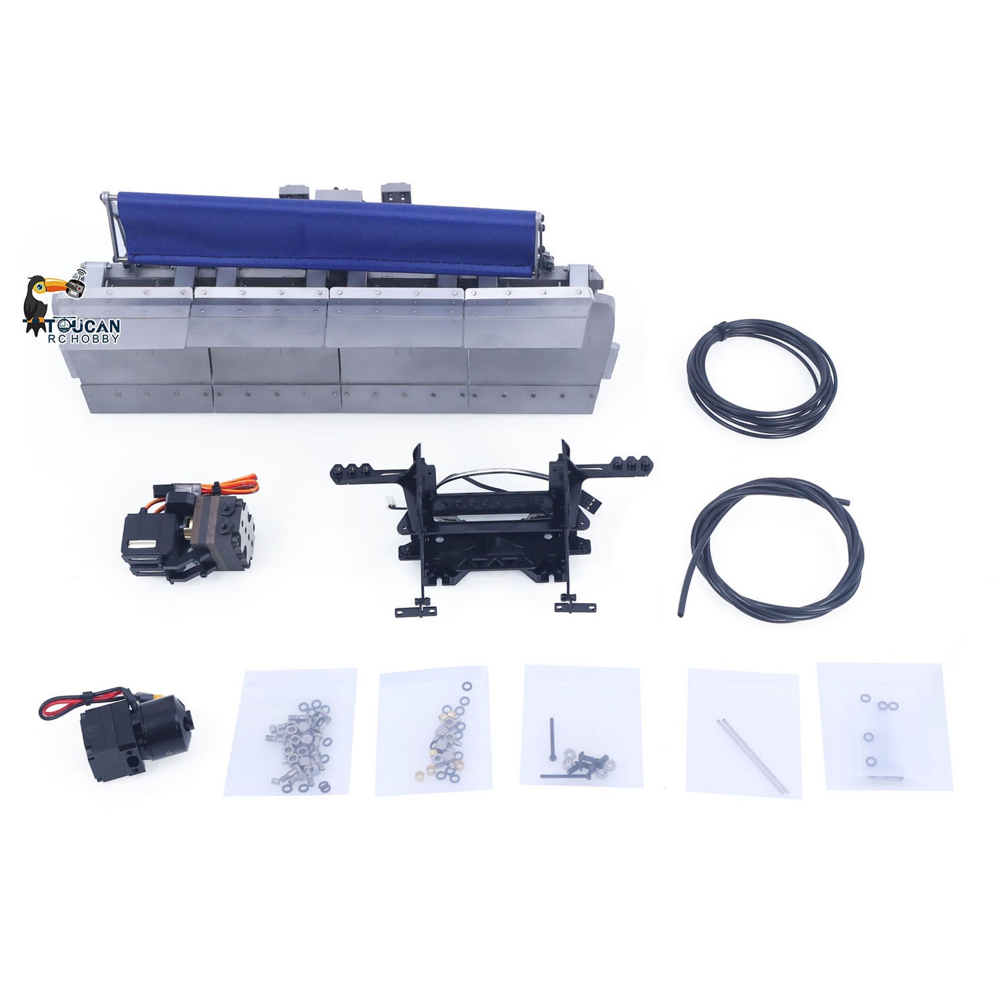 Toucanhobby Metal Snow Plow for 1/14 DIY RC Hydraulic Tractor Truck 770S R620 Model Remote Control Full Dumper Lorry Vehicle 3363 1851