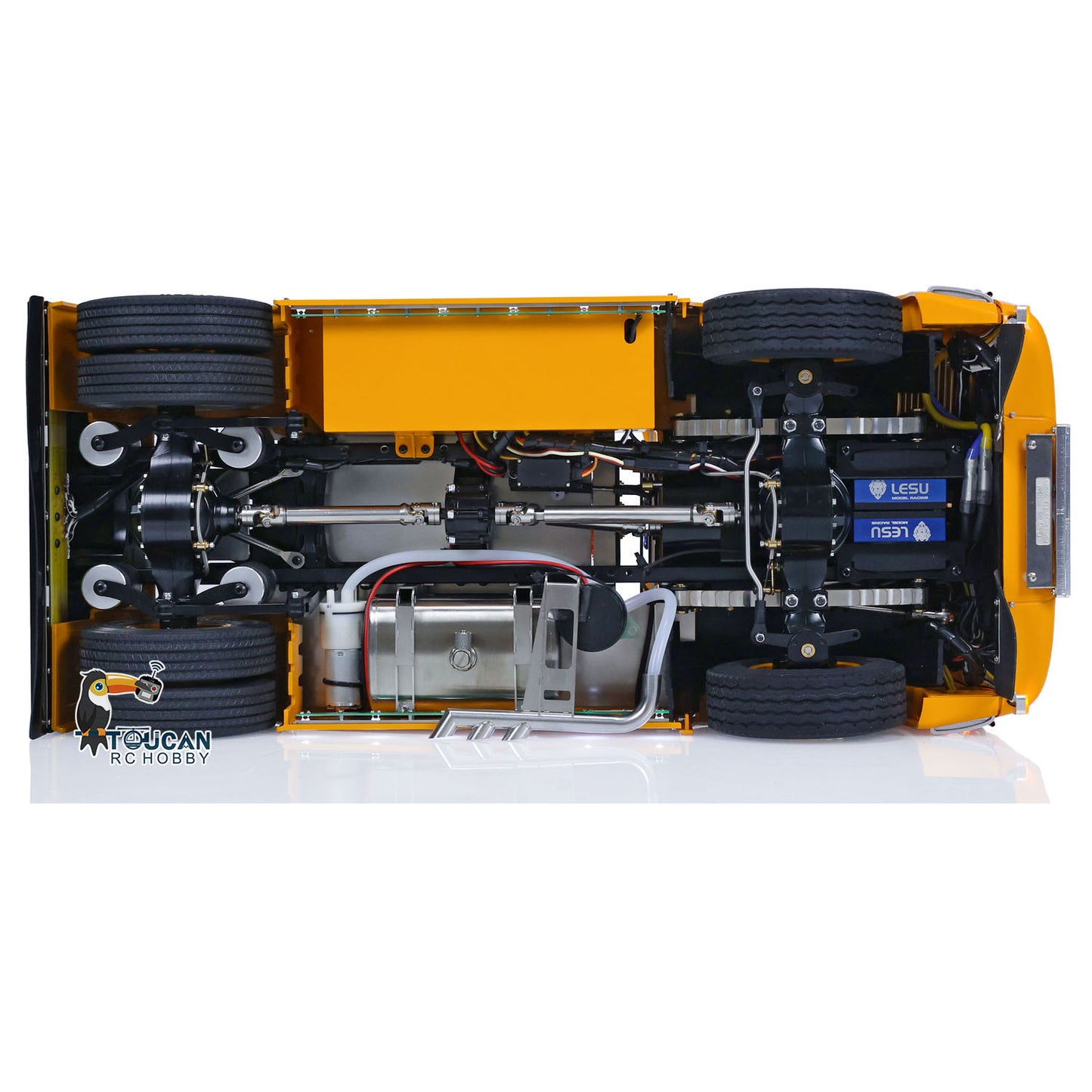 TOUCAN Metal Chassis 4X4 1/14 RC Tractor Truck DIY Customized for Model Car