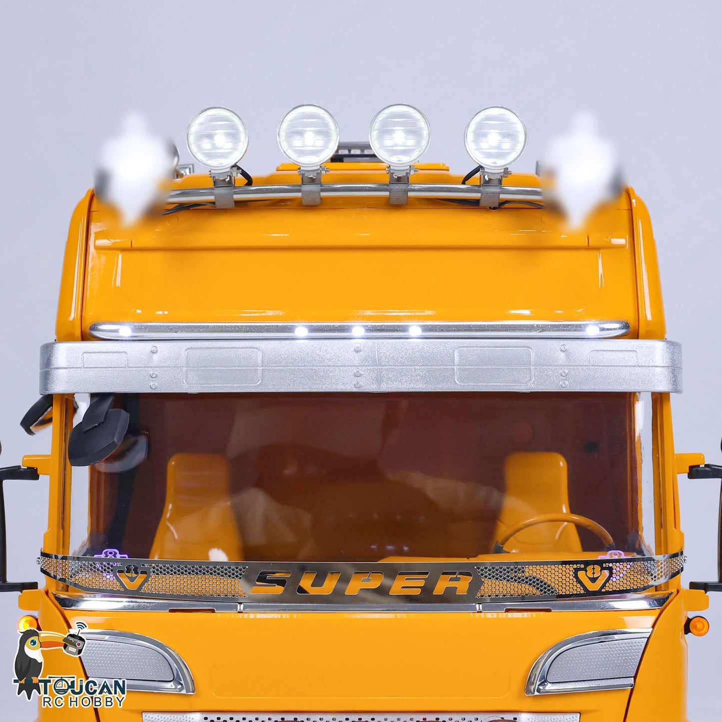 TOUCAN Metal Chassis 4X4 1/14 RC Tractor Truck DIY Customized for Model Car