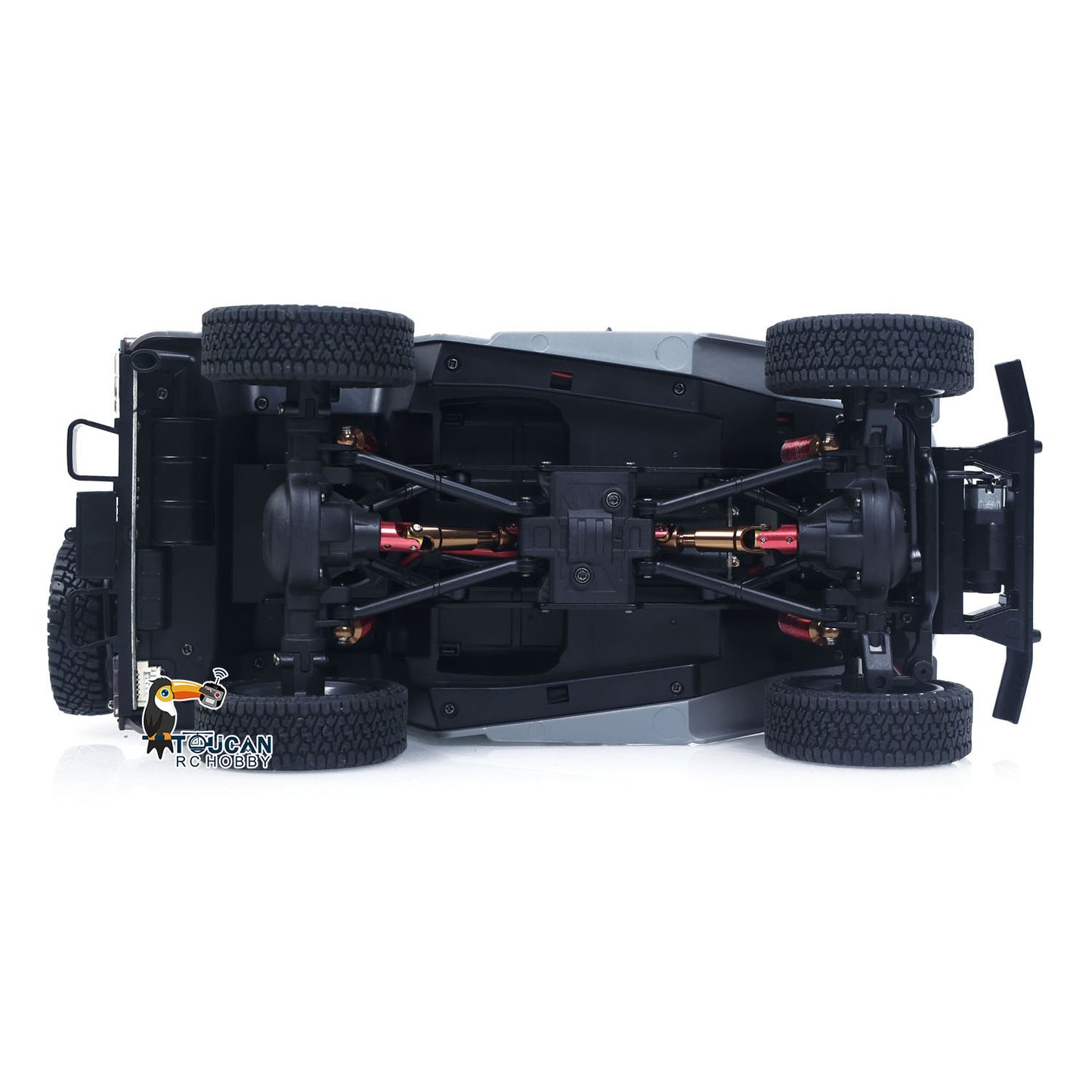 In Stock 4x4 HG 1/16 Multi Terrain RC Off Road Vehicle HG4 211 Electric Winch Remote Control Crawler Car Dual 050 Motors 2.4GHz Radio
