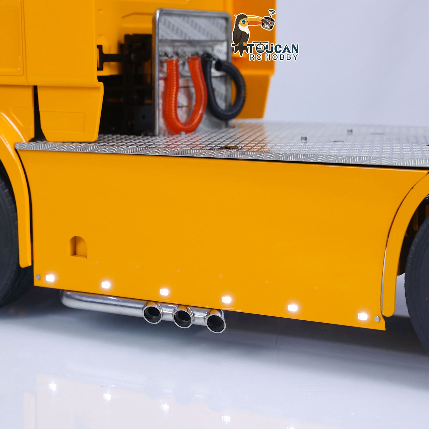 TOUCAN Metal Chassis 4X4 1/14 RC Tractor Truck DIY Customized for Model Car