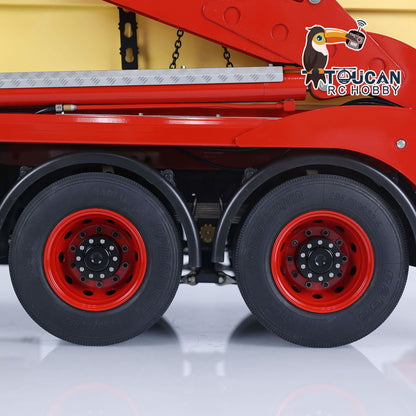 JXModel VL18U K3363 Cabin 1/14 Metal RC Hydraulic Skip Loader RTR 6x4 Axles Differential Lock 4-Way Valve 2-Speed Gearbox Light Sound for Collectors
