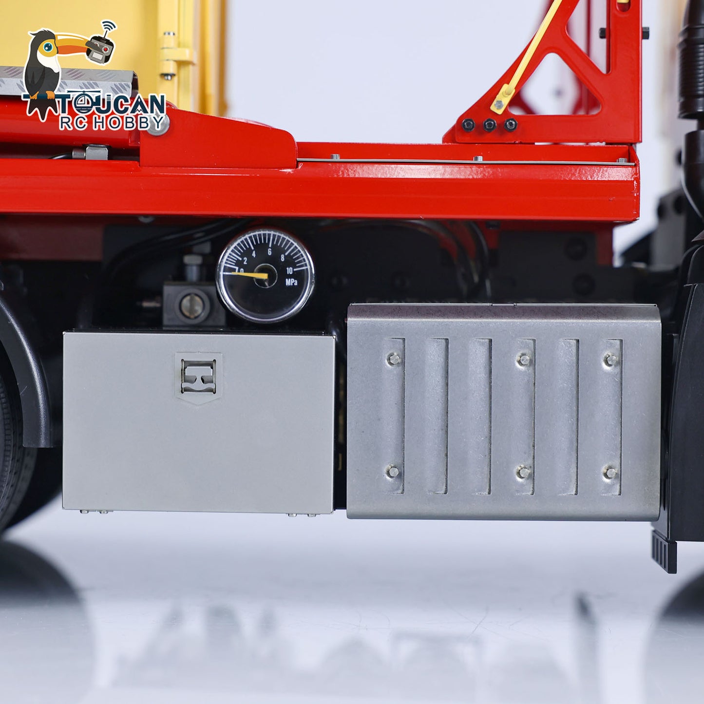 JXModel VL18U K3363 Cabin 1/14 Metal RC Hydraulic Skip Loader RTR 6x4 Axles Differential Lock 4-Way Valve 2-Speed Gearbox Light Sound for Collectors