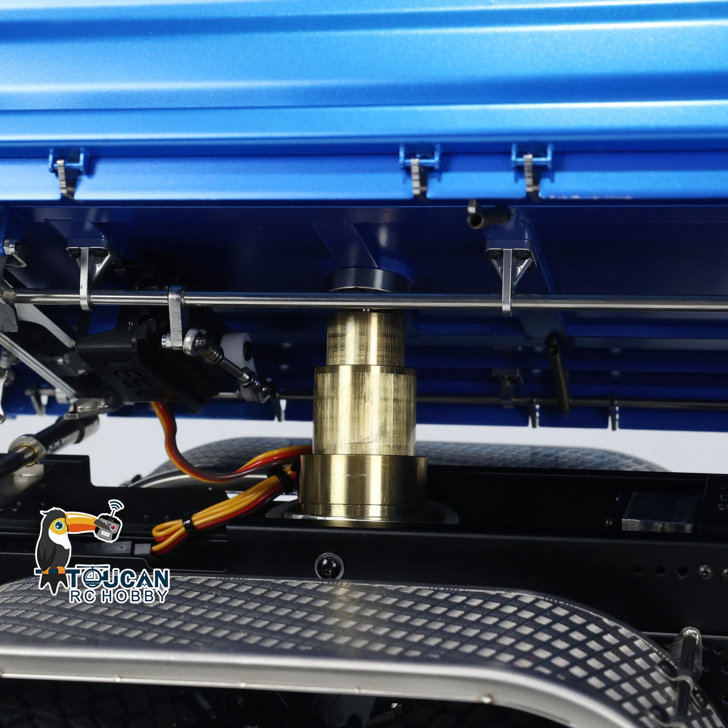 LESU K3363 Cabin 1/14 Metal 6x6 RC Hydraulic Dump Truck Model FlySky I6S Radio Controller 3 Speed Transmission Differential Lock for Club Events