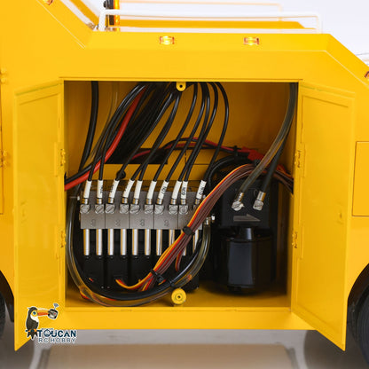 TOUCAN 8X4 Metal 1/14 RC Road Rescue Truck FH16 RTR 2Speed Model Car Flysky Paladin PL18EV Lite Radio Battery Smoke Light Sound