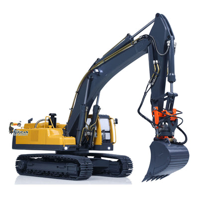 In Stock JDM V2 1/14 RC Digger Radio Control Excavator Upgraded Cars EC360 with Sound Light Module FlySky PL18 ESC Servo Motor