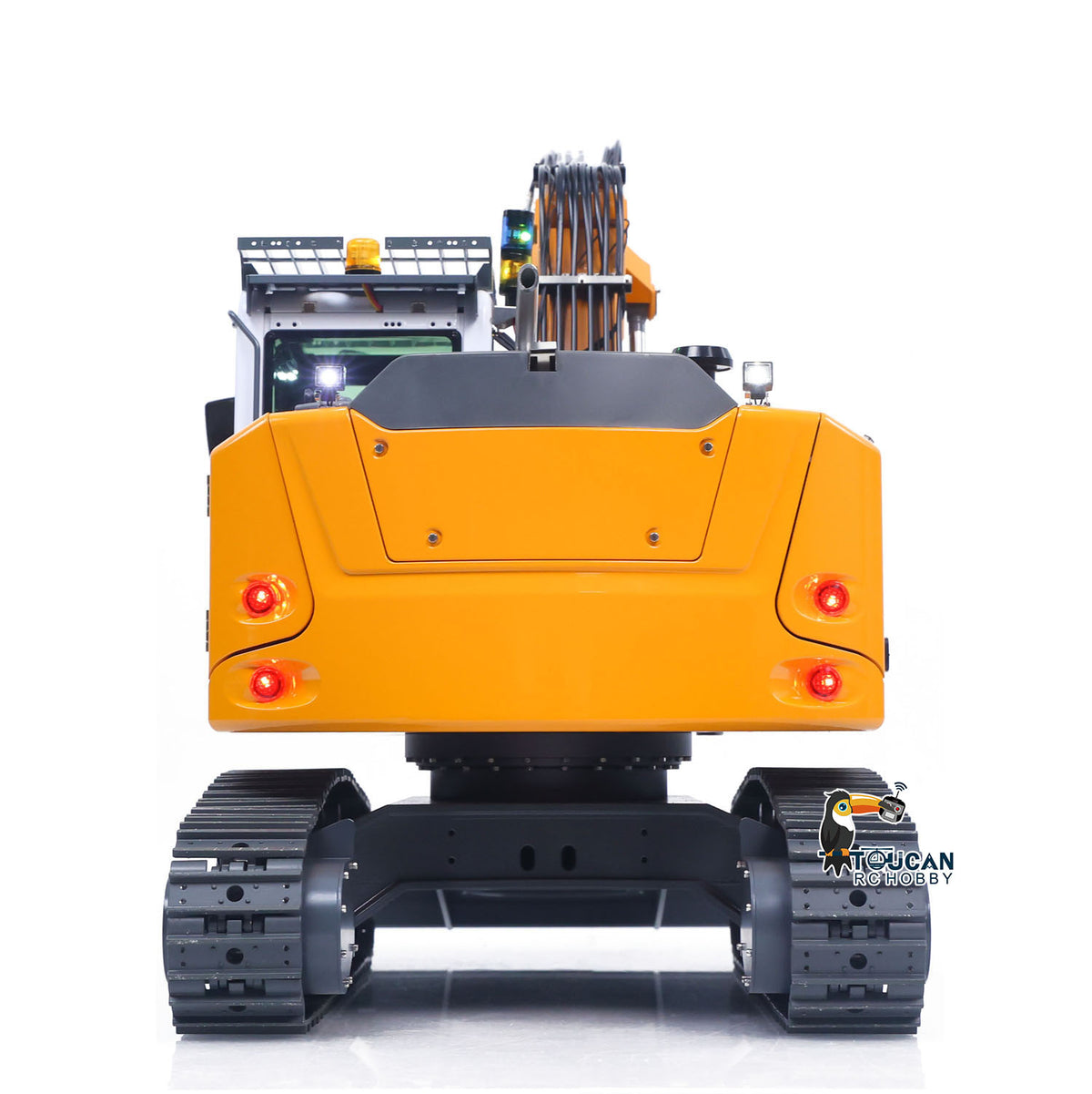 TOUCAN RC HOBBY CUT RC Hobby LR914 PRO MAX Metal 1/14 RC Hydraulic Excavator RC Digger Wrist Quick Coupler Bucket 8ways Valve PL18EV LITE Sound Radio Battery